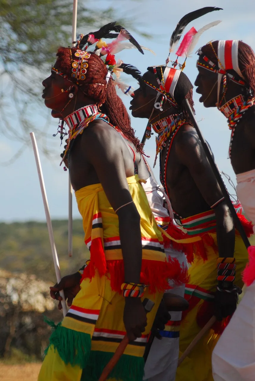 Culture in Kenya. Image of Masai.